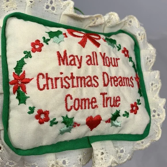 3.5-4” vintage RUSS pillow Christmas tree ornament decoration - Picture 12 of 14